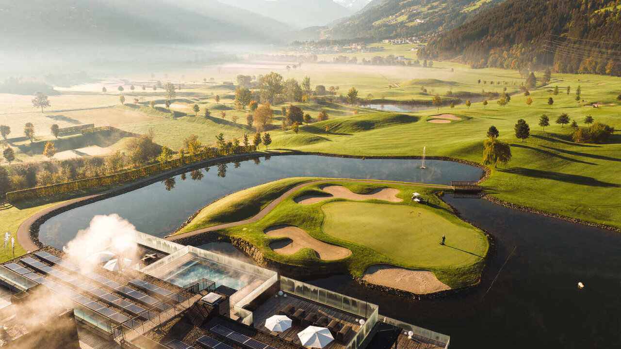 golf course-drone-autumn-6-Golfclub Zillertal