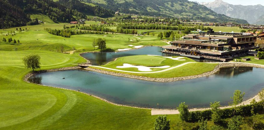 Golf course-summer-Sportresidenz-drone-22-9-Golfclub Zillertal