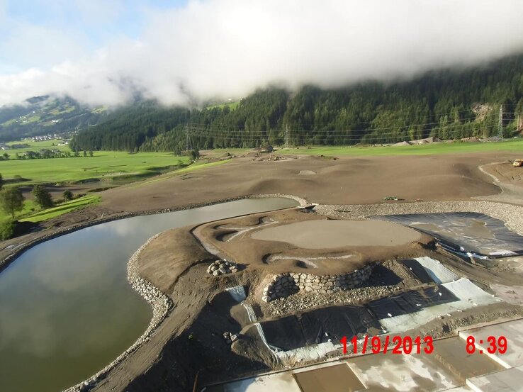 Baustelle-10 Jahre GC Zillertal-Golfclub Zillertal