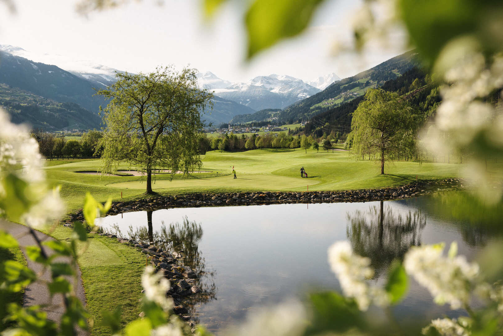 Golfplatz_Zillertal-Wasser-Frühling-5-Golfclub Zillertal